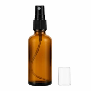 Frasco spray vidrio ambar 100ml - pack 10 unidades