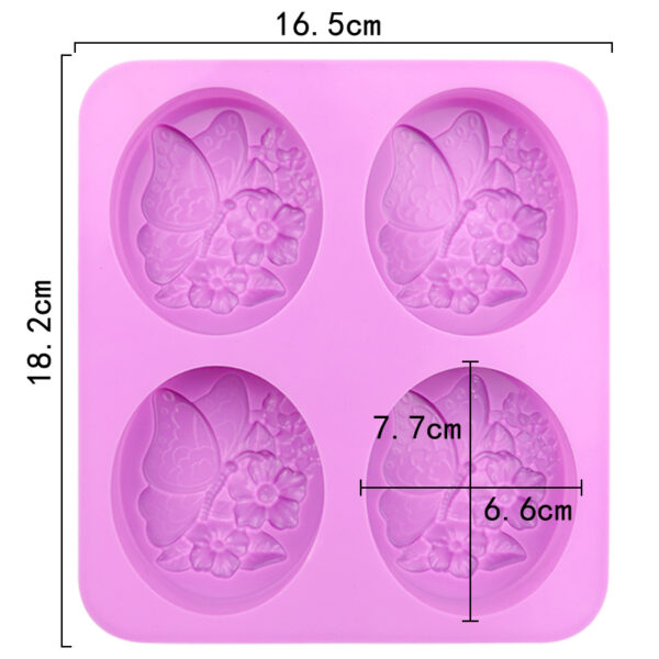 Molde de silicona mariposas - Imagen 4