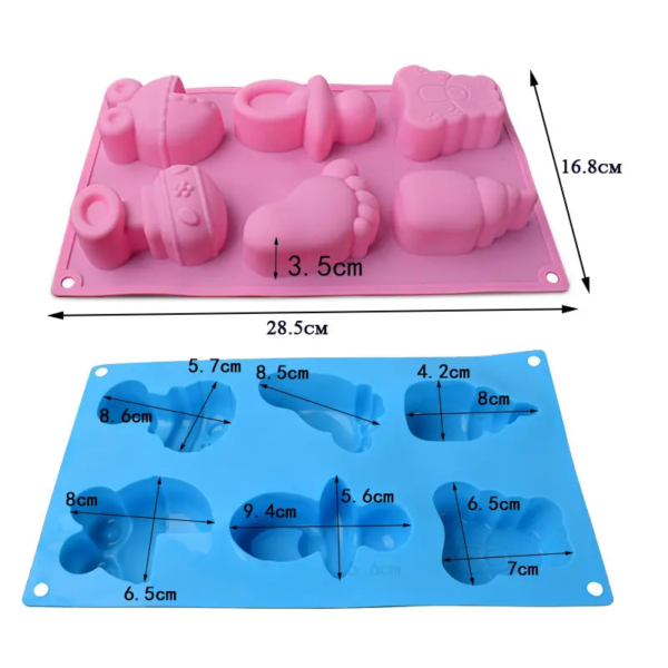 Molde de silicona bebé - Imagen 2