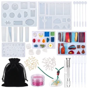 kit joyas resina