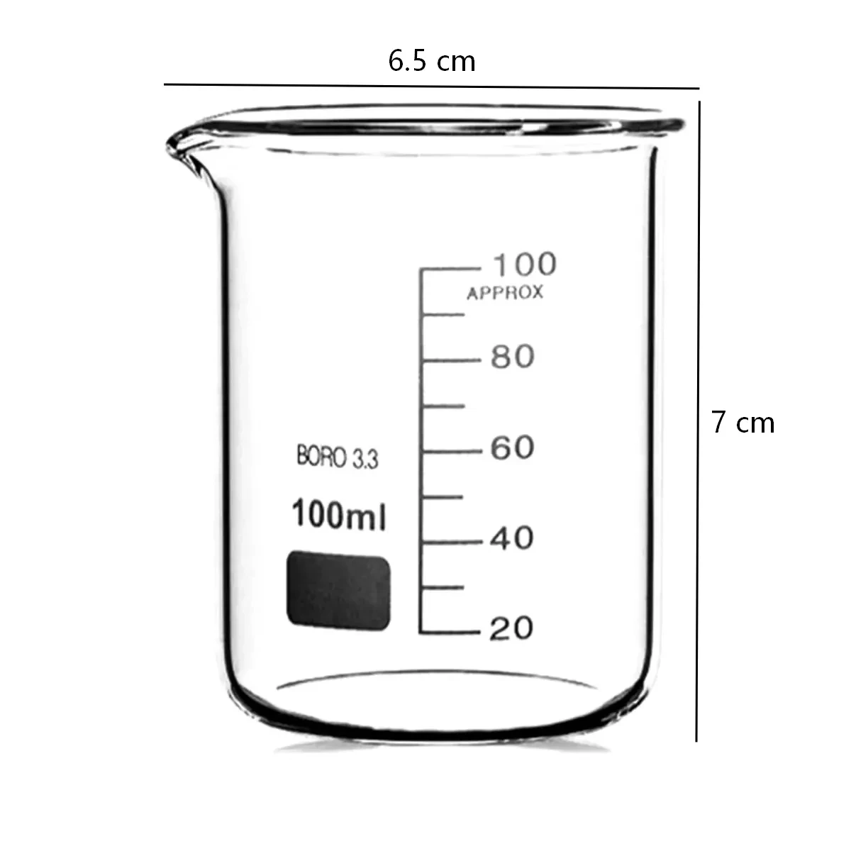 Vaso de bohemia 100ml - Imagen 2