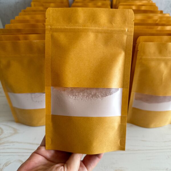 Pack bolsas ziploc papel kraft con visor 12x20cm - Imagen 10