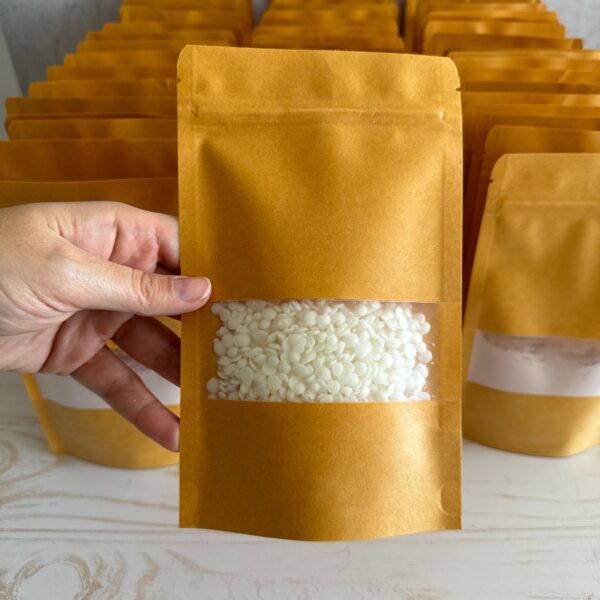 Pack bolsas ziploc papel kraft con visor 12x20cm - Imagen 9