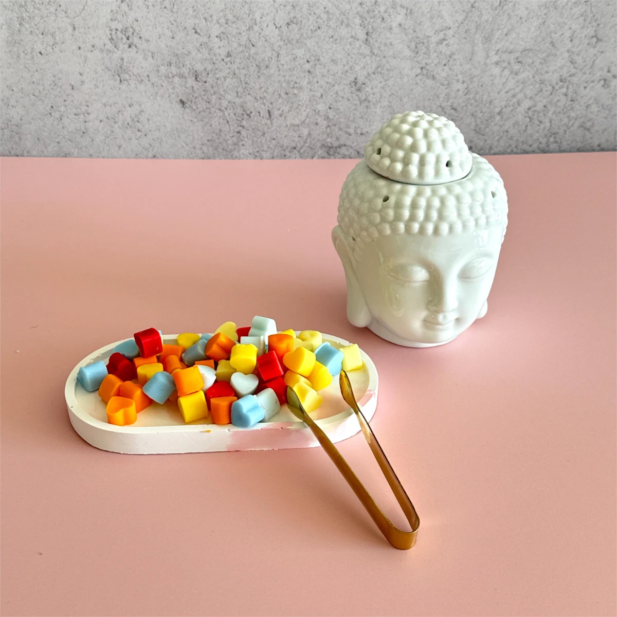 Hornito para esencias de ceramica buda - Imagen 12