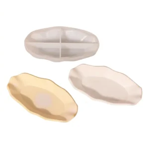 Molde Bandeja Ovalada Irregular de Silicona