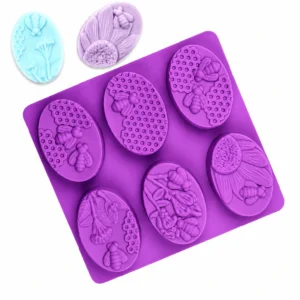 Molde de silicona abejas varios diseños.