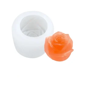 Molde rosa velas.