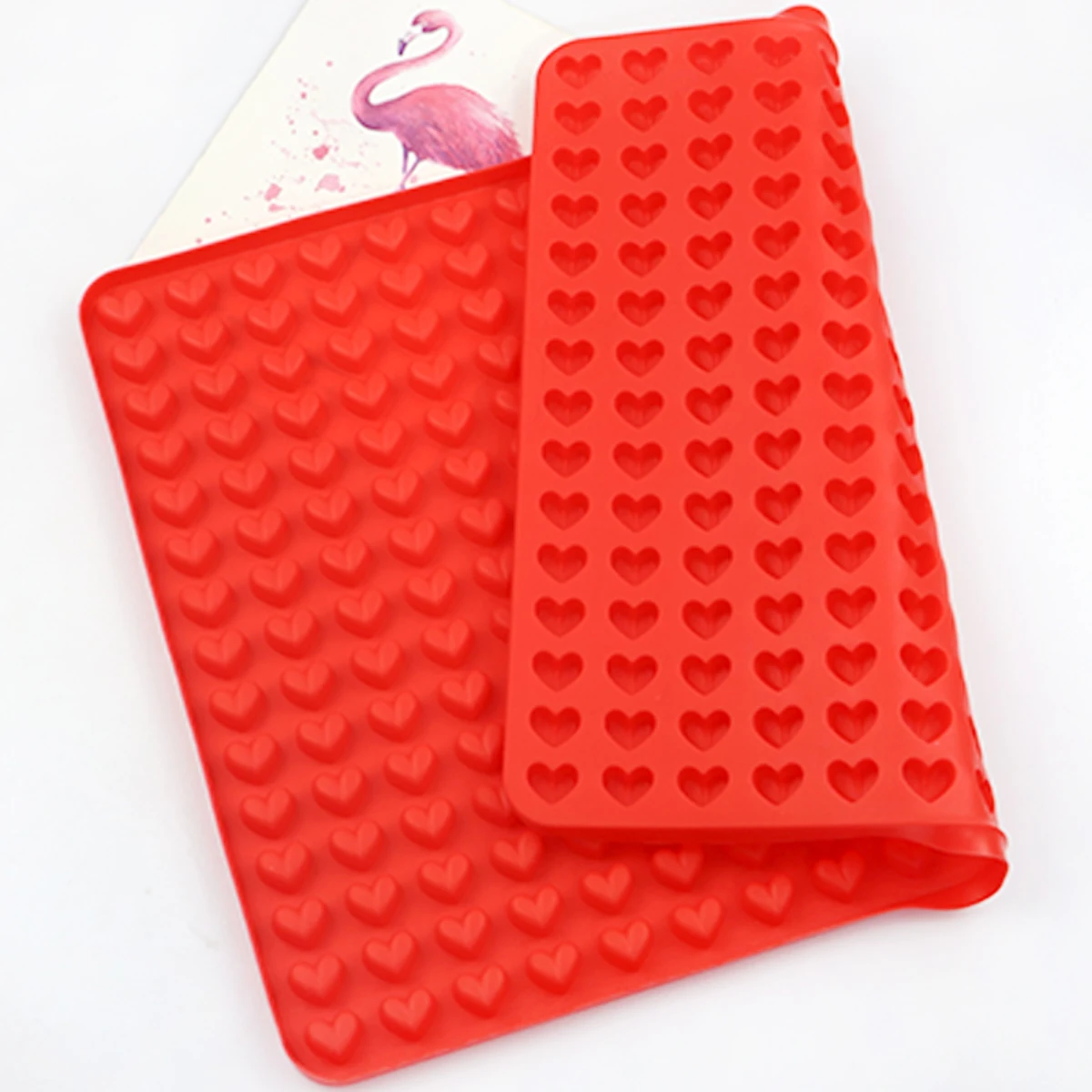 Molde de silicona 255 corazones mini plancha - Imagen 5