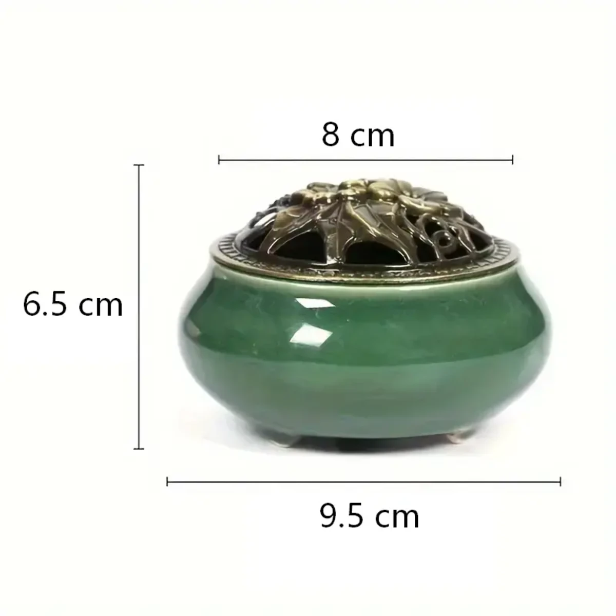 Hornito para incienso de cerámica - Imagen 2