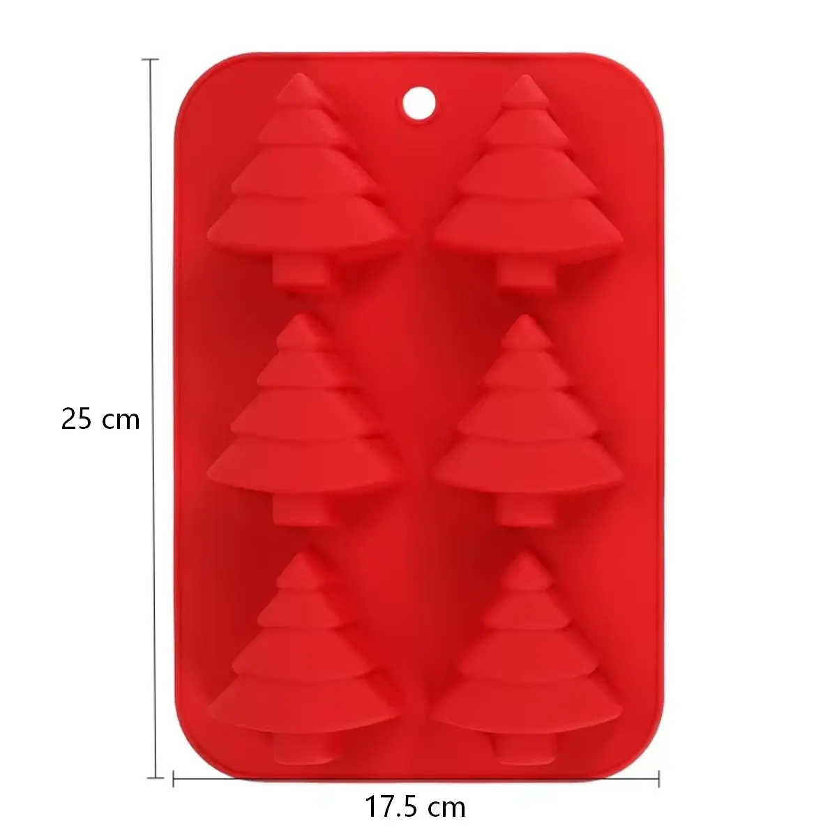 Molde de silicona árboles navidad jabón - Imagen 2