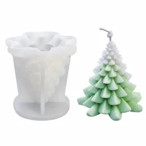 Molde árbol navideño de silicona