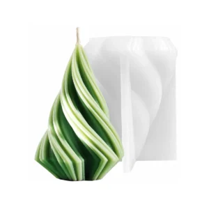 Molde árbol torneado navidad de silicona