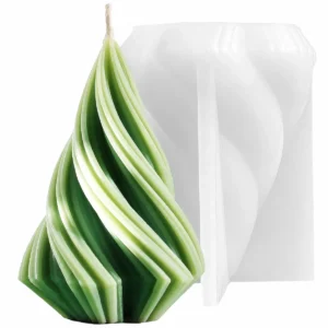Molde árbol torneado navidad de silicona