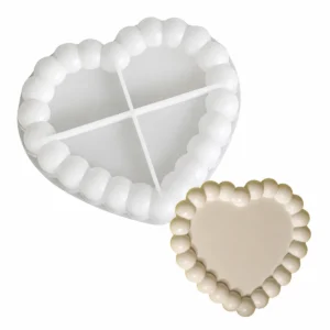 Molde de Silicona Bandeja Corazón Bubble