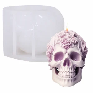 Molde de silicona calavera