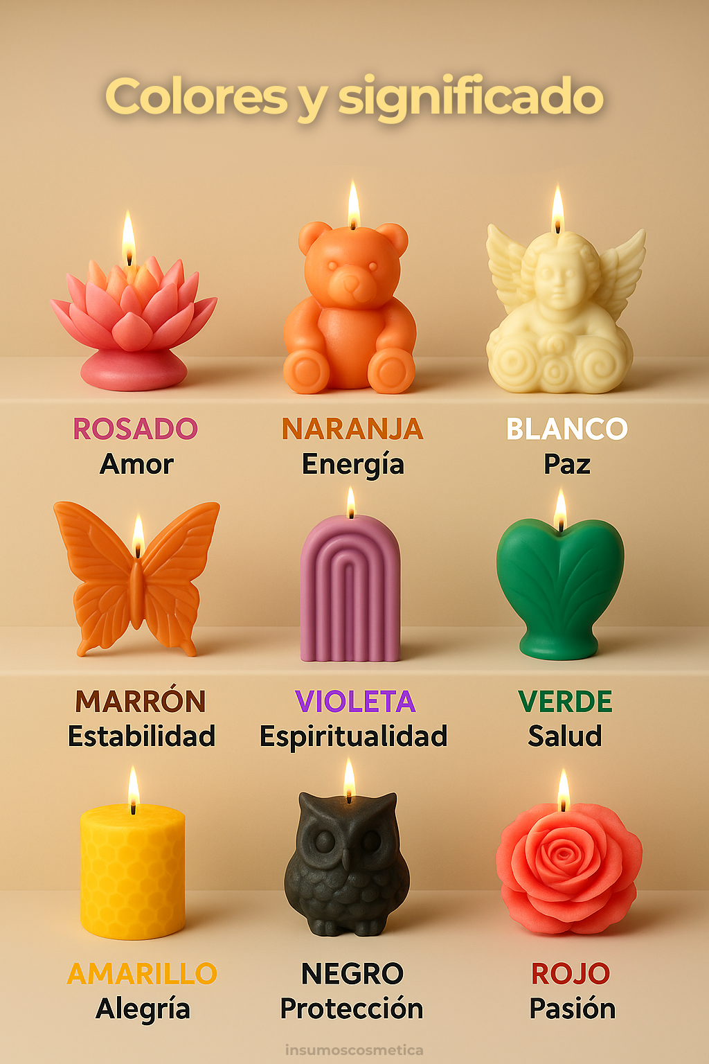Colores de velas y su significado