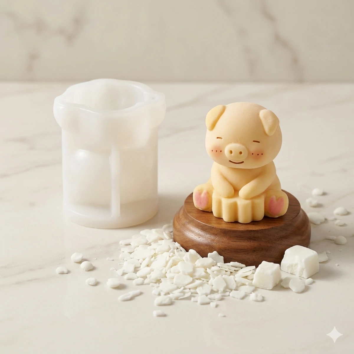Molde chancho de silicona - Imagen 3