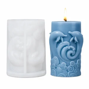 Molde delfines de silicona