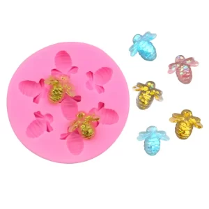 molde de silicona abejitas