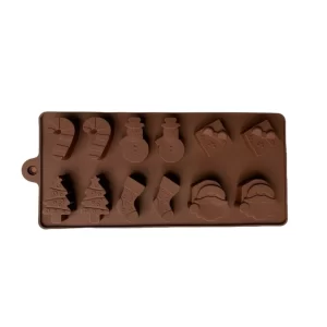 molde de silicona navidad bombones