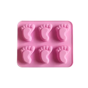molde de silicona pies