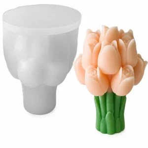Molde tulipanes de silicona