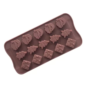 molde de silicona bombones navideños