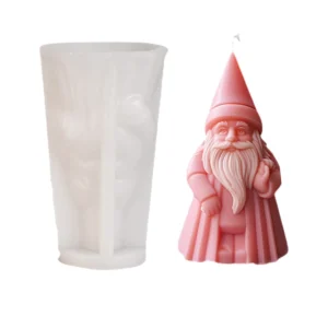 molde papa noel cono