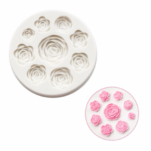 molde rositas de silicona