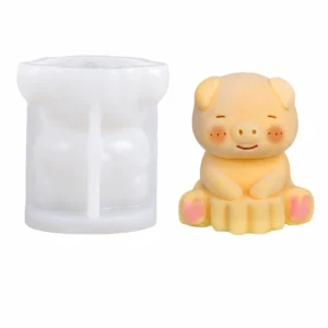 Molde chancho de silicona