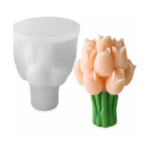 Molde tulipanes de silicona