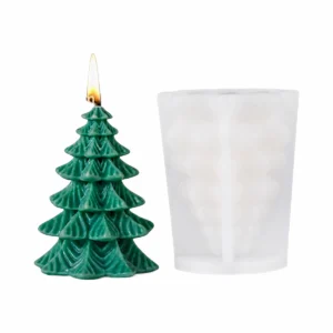 Molde arbolito navideño de silicona