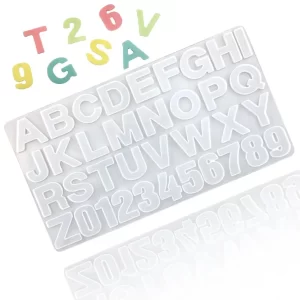 molde de silicona abecedario