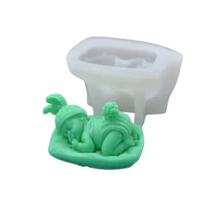 molde de silicona bebe durmiendo