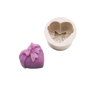 molde de silicona corazon mona