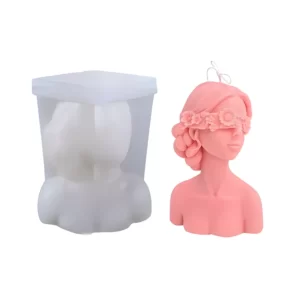 molde de silicona mujer 3d
