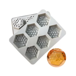 molde de silicona panal abeja