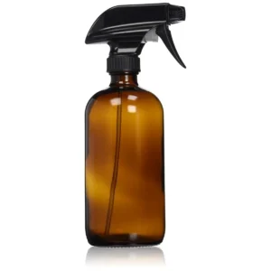 Frasco spray vidrio ámbar 200ml