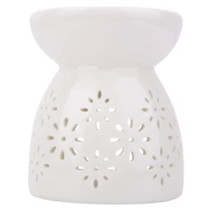 Hornito para esencias de ceramica flores.