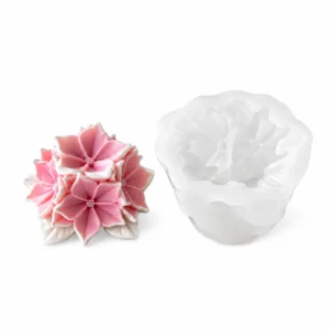 Molde de silicona petunias