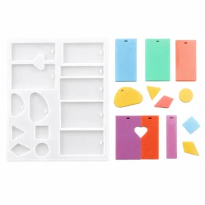 Molde multiformas para joyería en resina