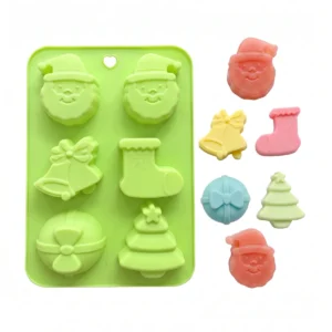molde silicona figuras navidad