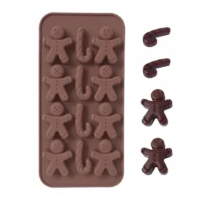 molde silicona hombre de jengibre y bastones