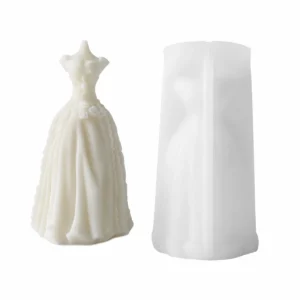 Molde De Silicona Vestido De Novia