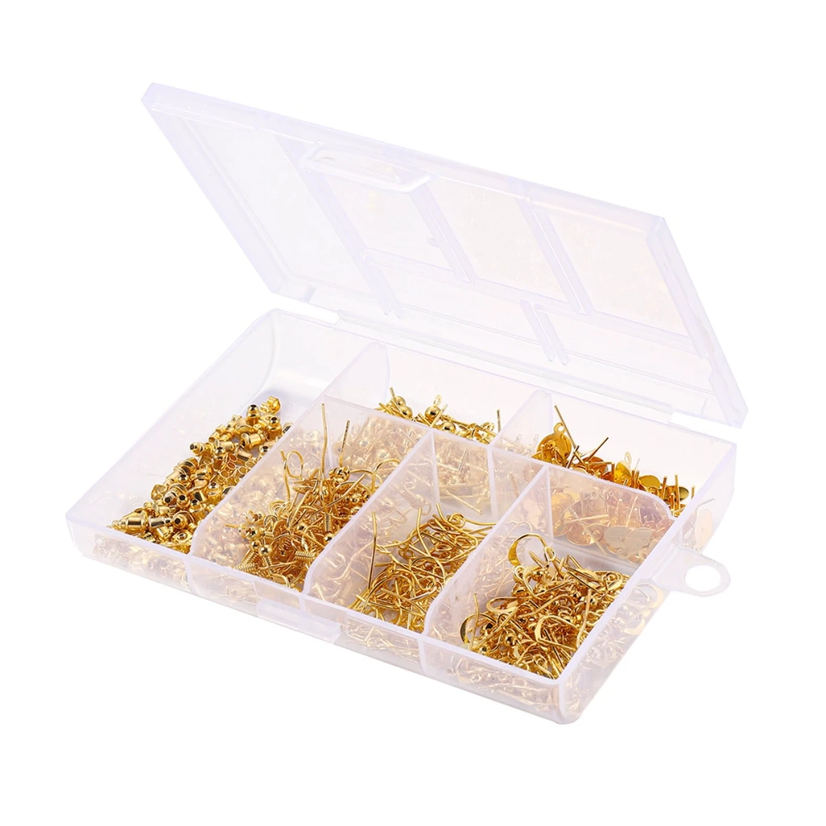 Kit de accesorios dorados para joyería - Imagen 4