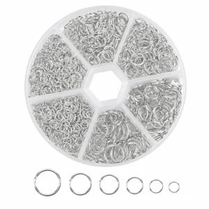 Kit de Argollas de Unión Plateadas