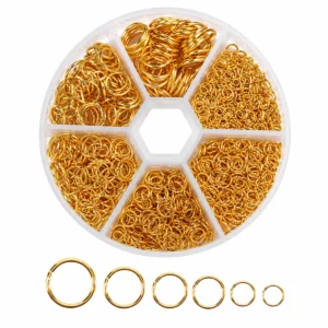 Kit de Argollas de Unión Doradas