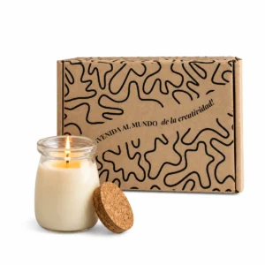 Kit inicio velas souvenir en recipiente