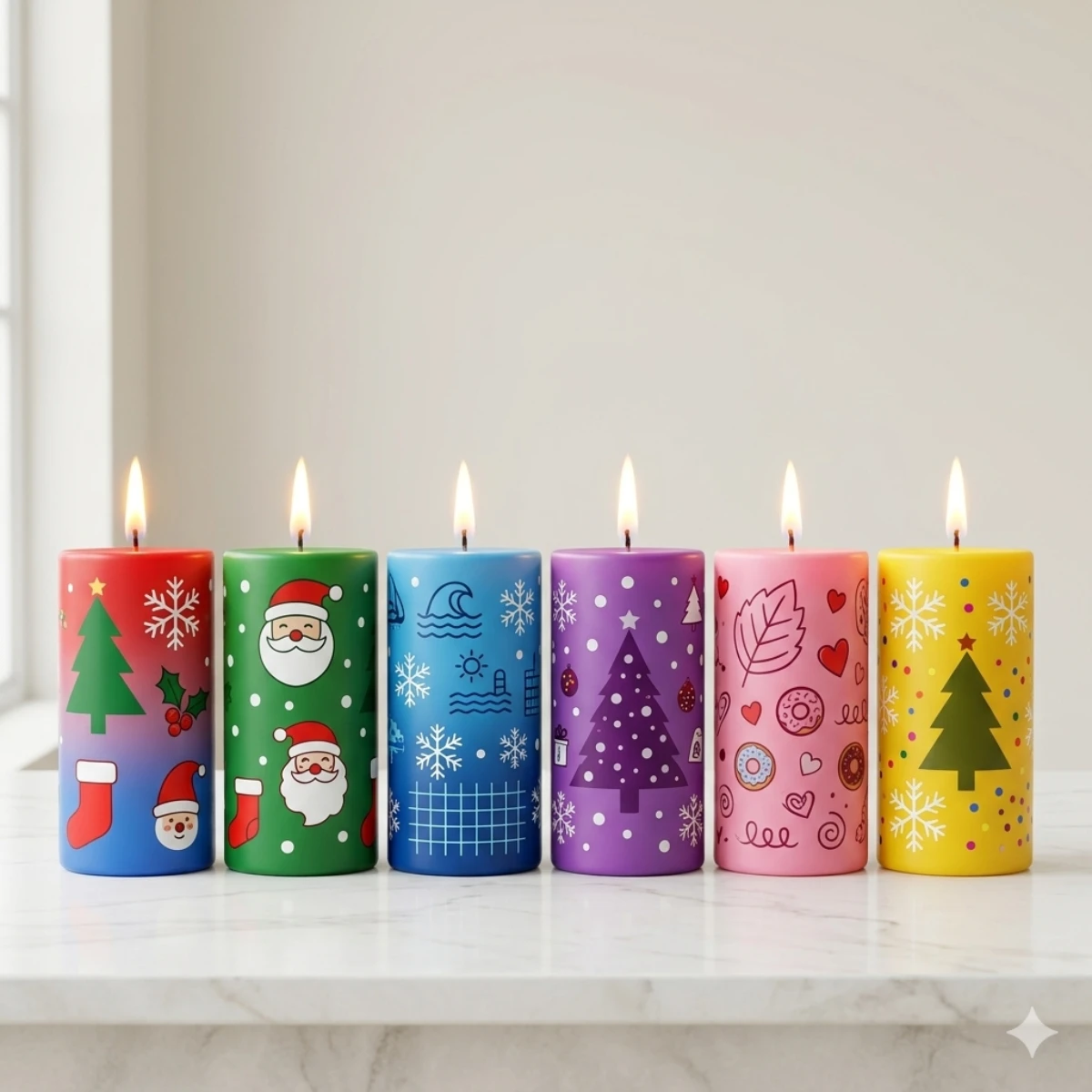 Set de 24 marcadores para velas - Imagen 4