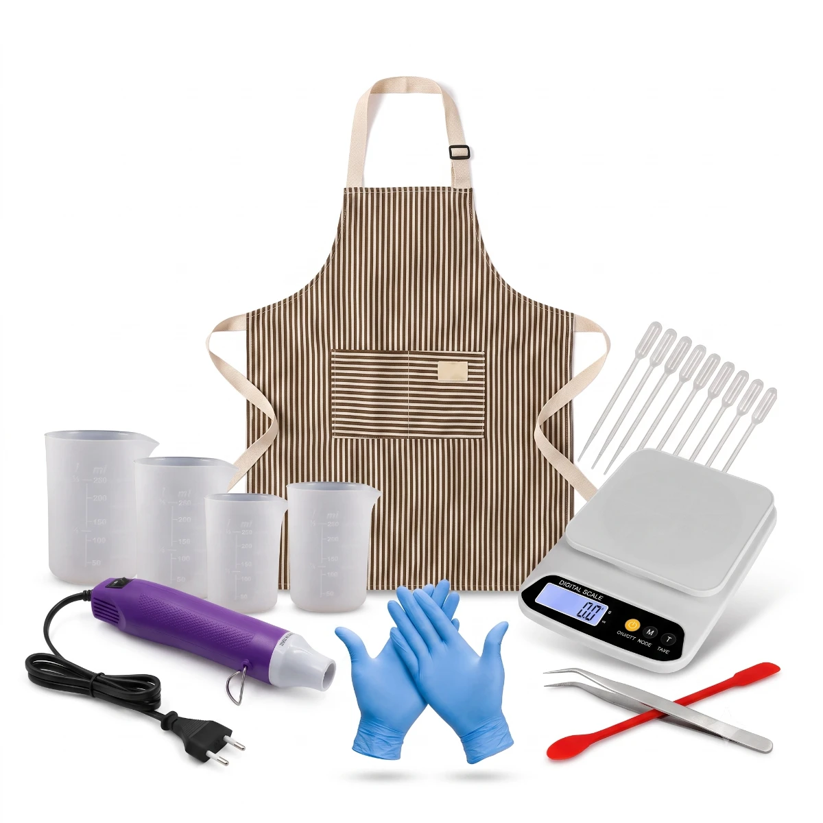 kit utensilios resina epoxi
